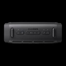 Altavoz Bluetooth Anker Soundcore Boom 3i IP68 50W 16h Negro, vista superior: panel de control con botones de encendido
