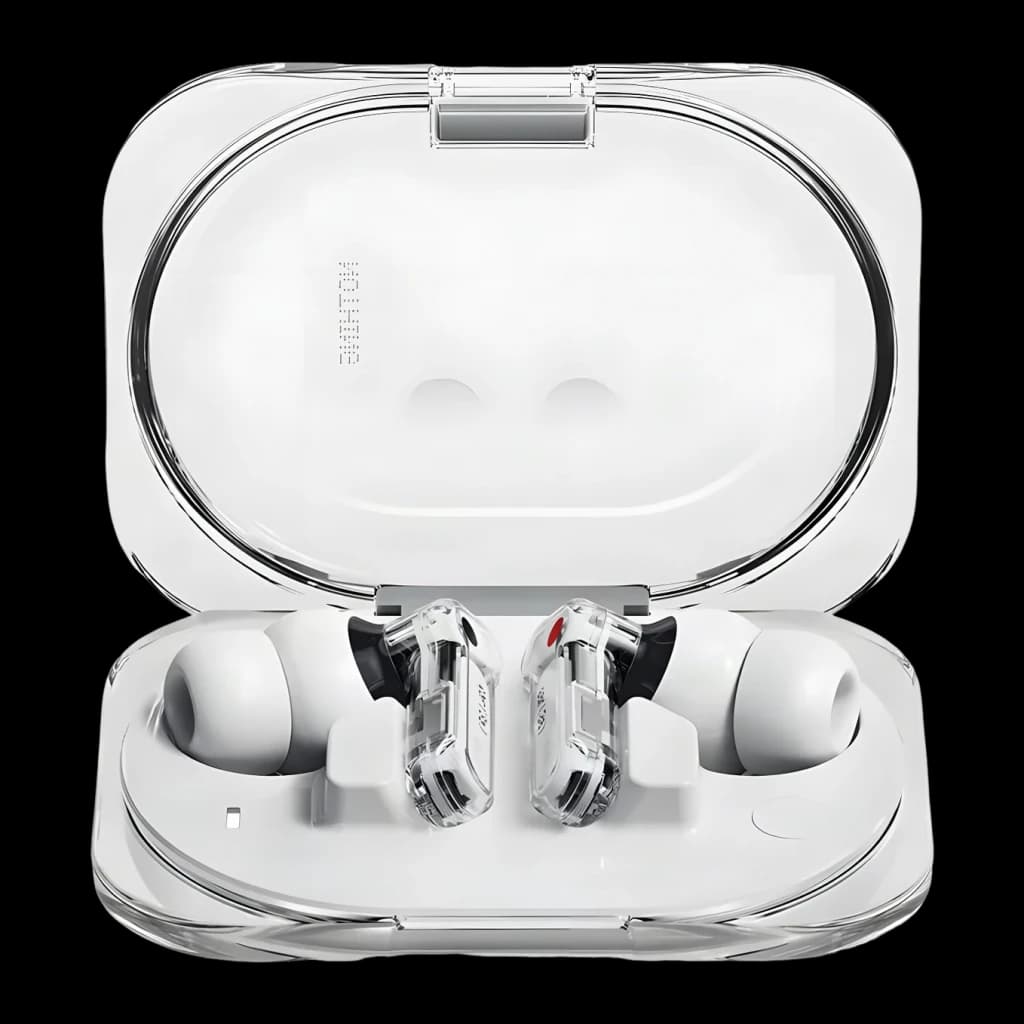 Auriculares Nothing Ear (3a) Cancelación de Ruido Adaptativa TWS In-Ear Blanco, estuche abierto: auriculares en carcasa