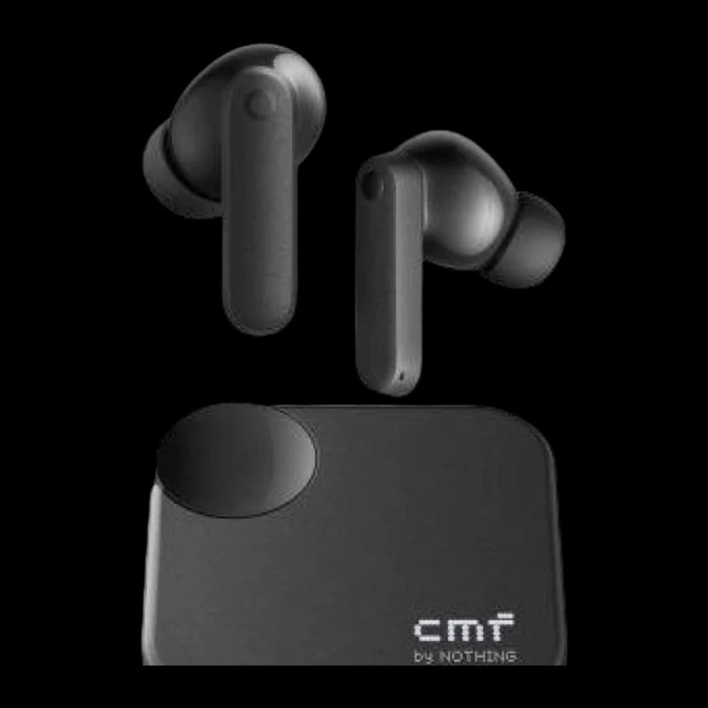 Auriculares CMF by Nothing Buds Neo Cancelación de Ruido TWS In-Ear Bluetooth Negro, vista frontal: dos earbuds flotando