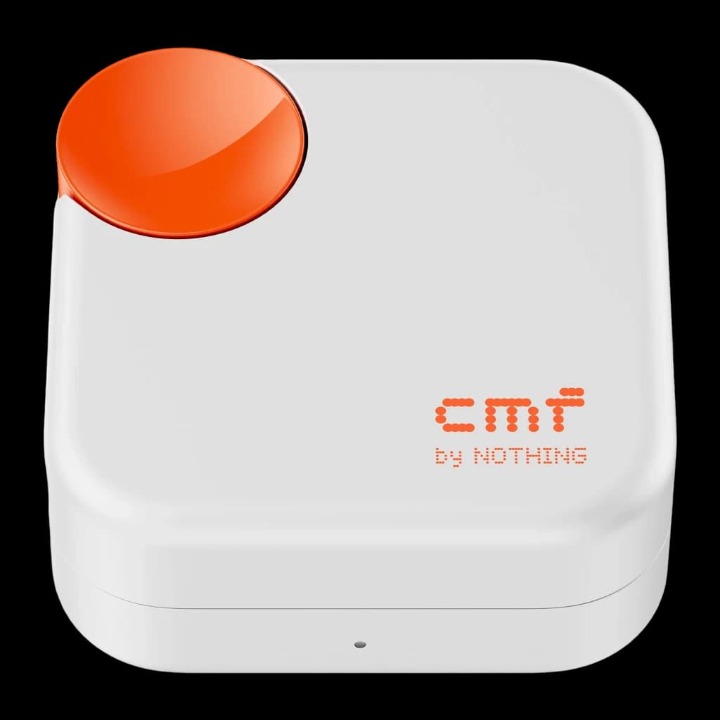 Auriculares CMF by Nothing Buds Neo Cancelación de Ruido TWS In-Ear Bluetooth 6.0 Blanco, vista superior: estuche cerrado