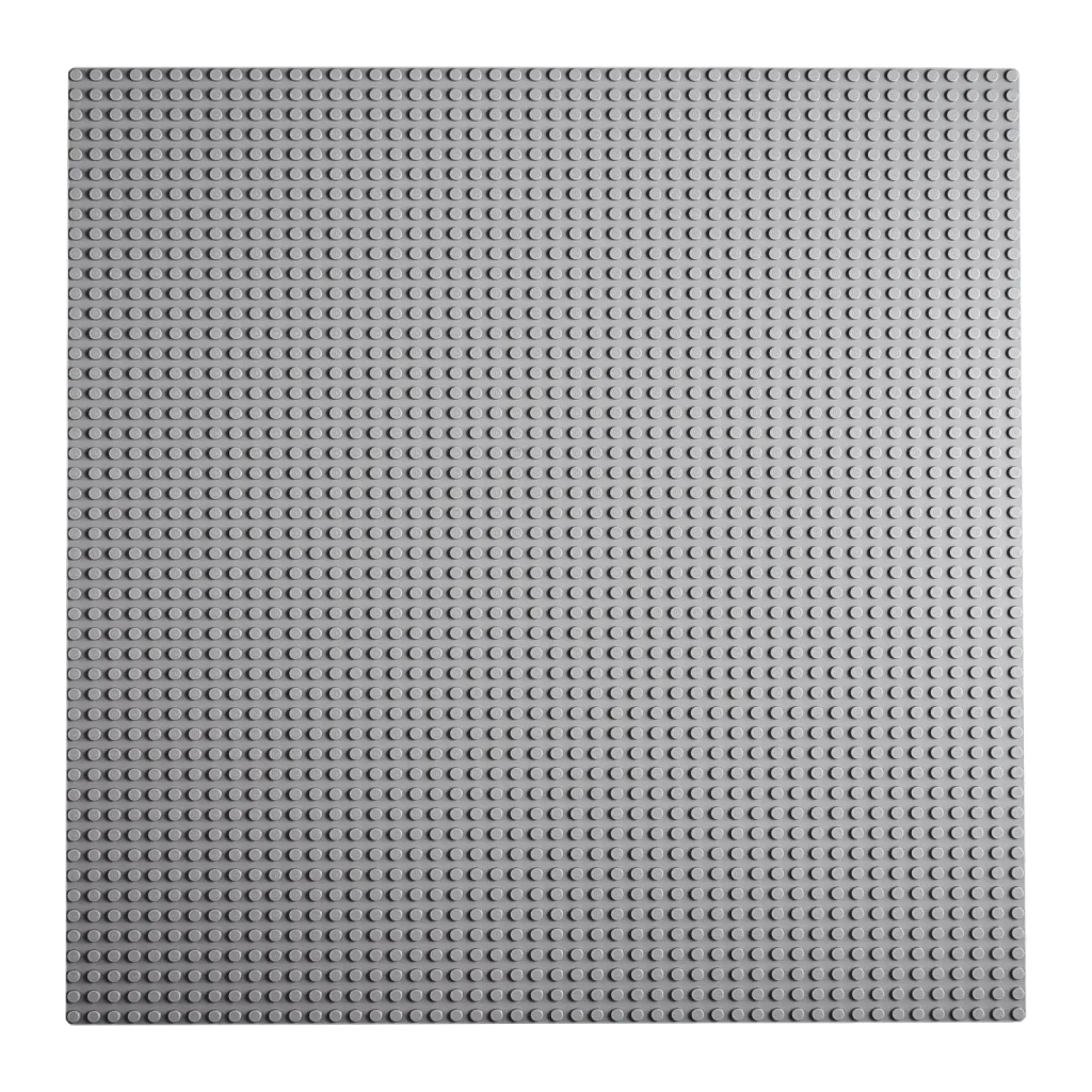 LEGO Placa de construcción gris Classic 11024, vista en perspectiva: superficie completa con espigas en cuadrícula - Ítem5