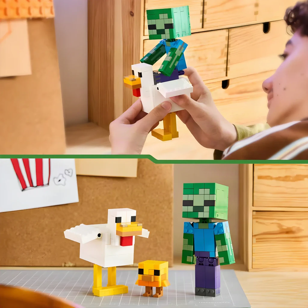 LEGO Set de construcción Minecraft 21582 Chicken Jockey - vista principal - Ítem3
