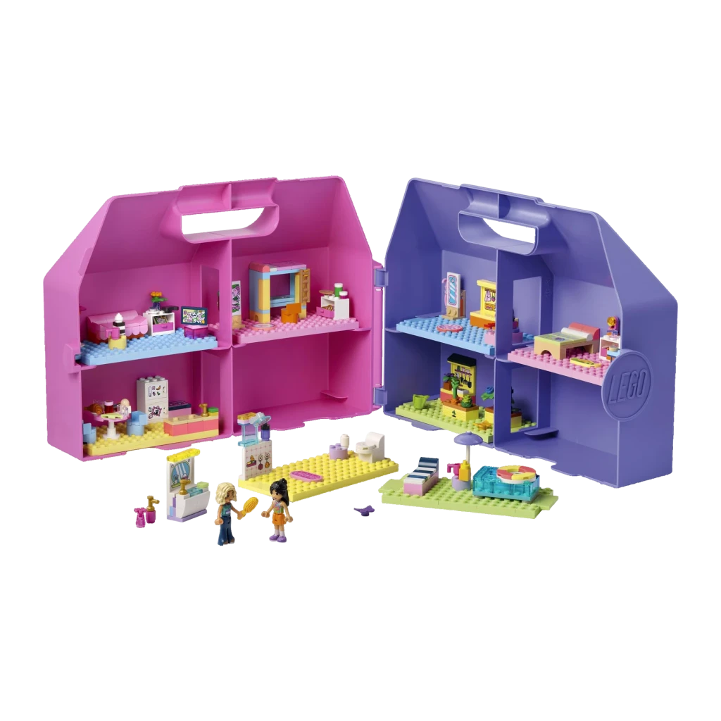 LEGO Casa de muñecas portátil Friends 42697 rosa y violeta - vista principal - Ítem3
