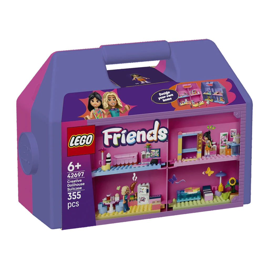LEGO Casa de muñecas portátil Friends 42697 rosa y violeta - vista principal - Ítem4