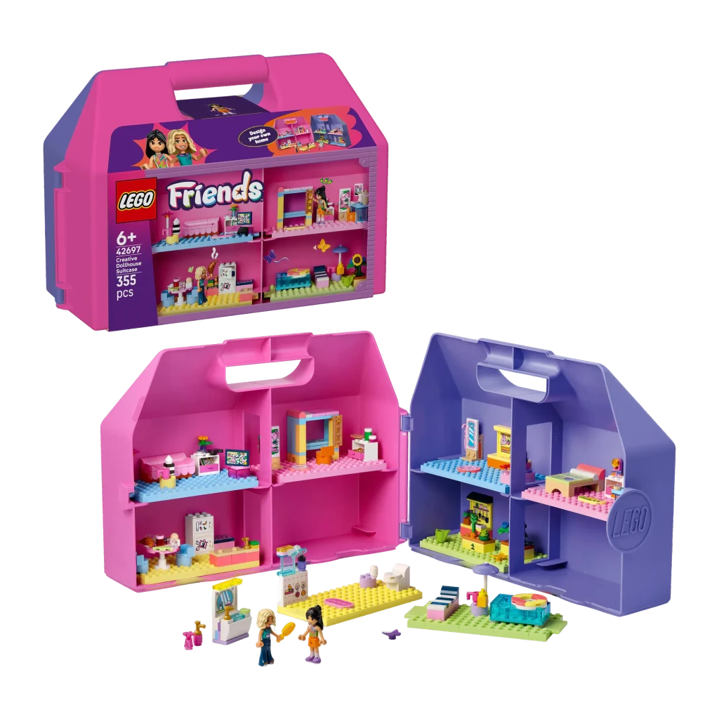 LEGO Casa de muñecas portátil Friends 42697 rosa y violeta - vista principal - Ítem6
