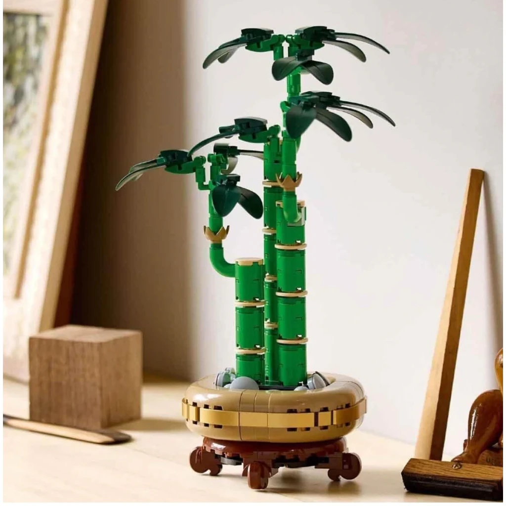 LEGO Botanicals Bambú de la Suerte 10344 verde; rojo - vista principal - Ítem1