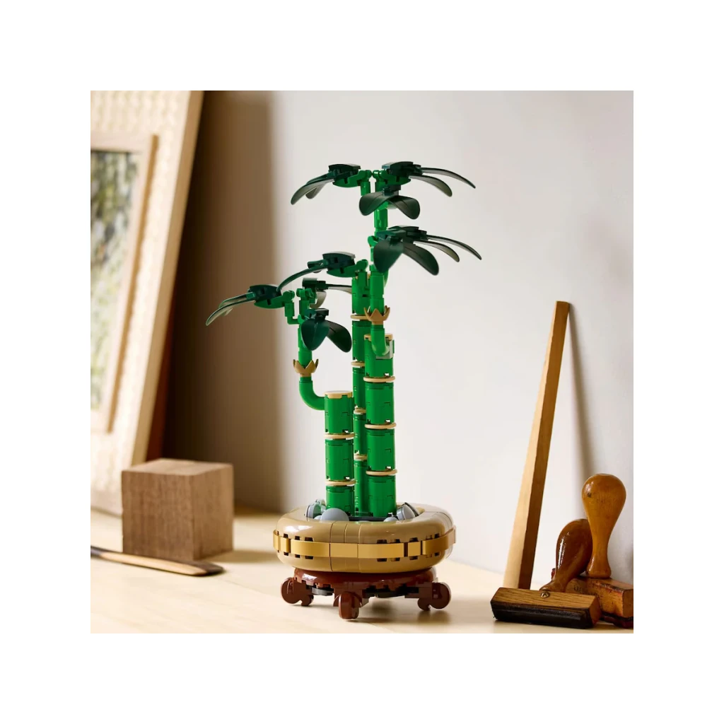 LEGO Botanicals Bambú de la Suerte 10344 verde; rojo - vista principal - Ítem5