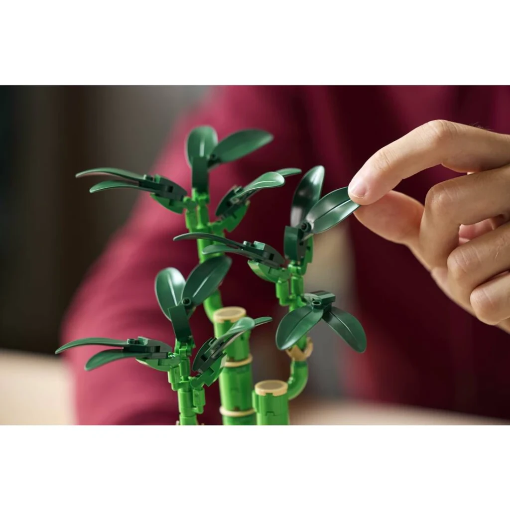 LEGO Botanicals Bambú de la Suerte 10344 verde; rojo - vista principal - Ítem4