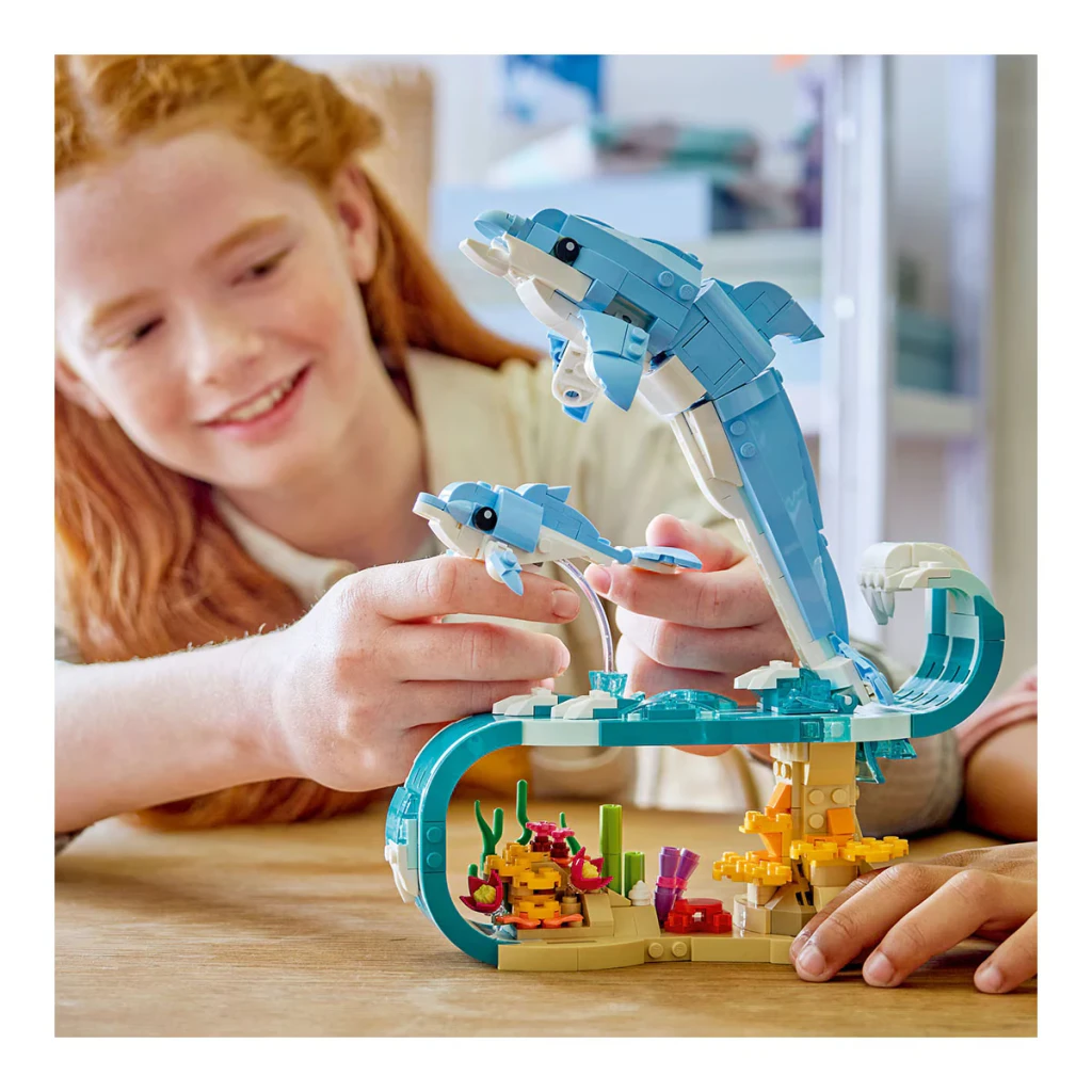 LEGO Creator 3 en 1 31385 Criaturas Marinas: Hermosos Delfines multicolor - vista principal - Ítem2
