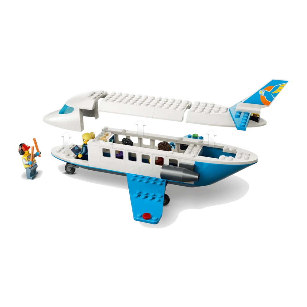 LEGO Set de construcción City Avión de Pasajeros 60492 blanco y azul - vista principal - Ítem3