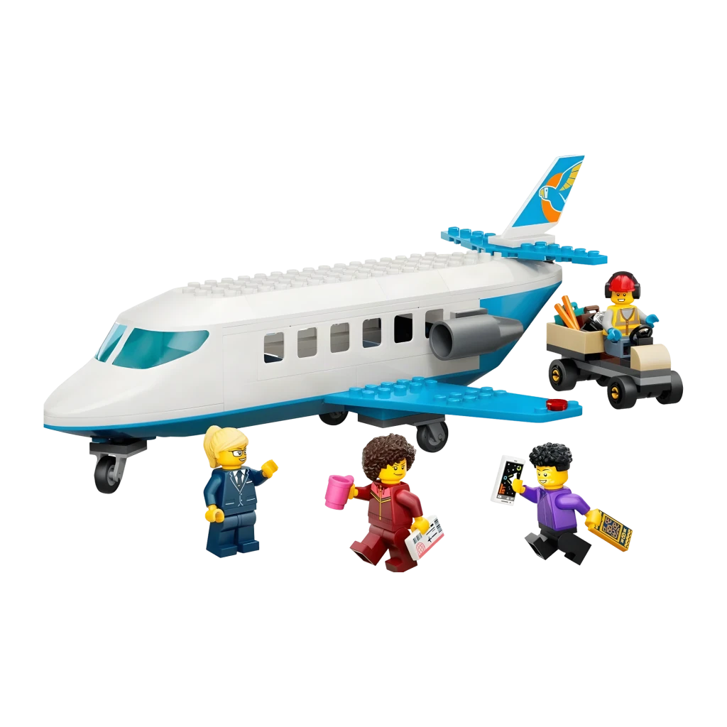 LEGO Set de construcción City Avión de Pasajeros 60492 blanco y azul - vista principal - Ítem1