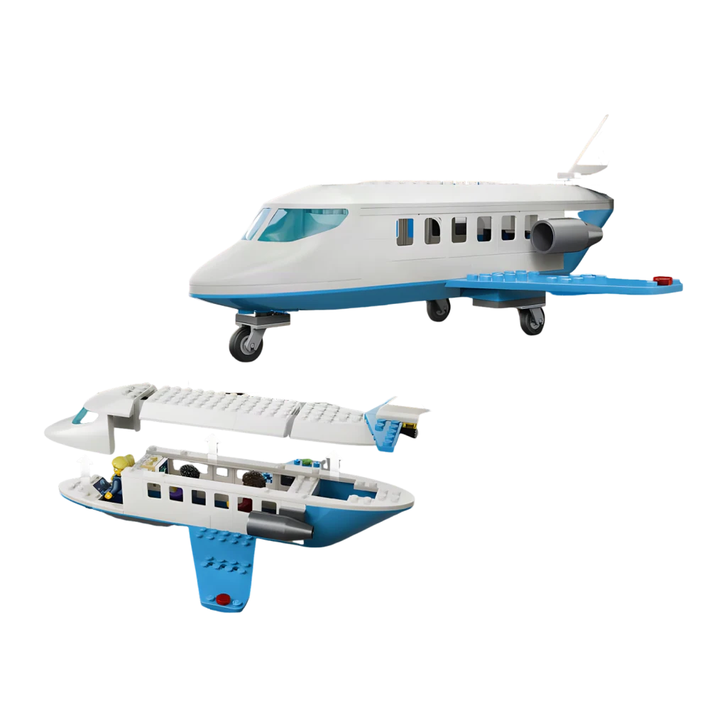 LEGO Set de construcción City Avión de Pasajeros 60492 blanco y azul - vista principal - Ítem4