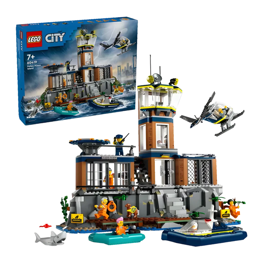 LEGO Set de Construcción City 60419 Comisaría de Policía en la Isla Prisión - vista principal - Ítem1