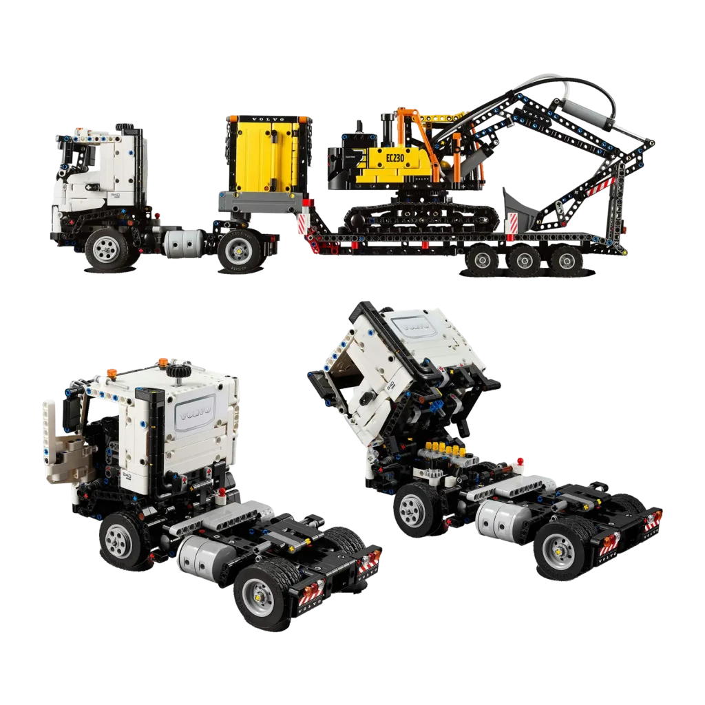LEGO Set Technic 42175 Volvo FMX con Excavadora de Orugas EC230 Electric multicolor - vista principal - Ítem3