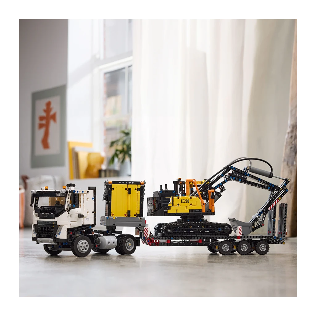 LEGO Set Technic 42175 Volvo FMX con Excavadora de Orugas EC230 Electric multicolor - vista principal - Ítem4