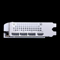 MSI GeForce RTX 5060 VENTUS 2X OC 8GB blanca, panel de salida: 3x DisplayPort y 1x HDMI en bracket metálico blanco