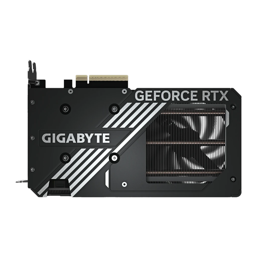 Gigabyte RTX 5060 Ti Windforce OC 16GB preto, kit completo: placa gráfica ao lado da caixa com design RTX 5060 Ti - Item4