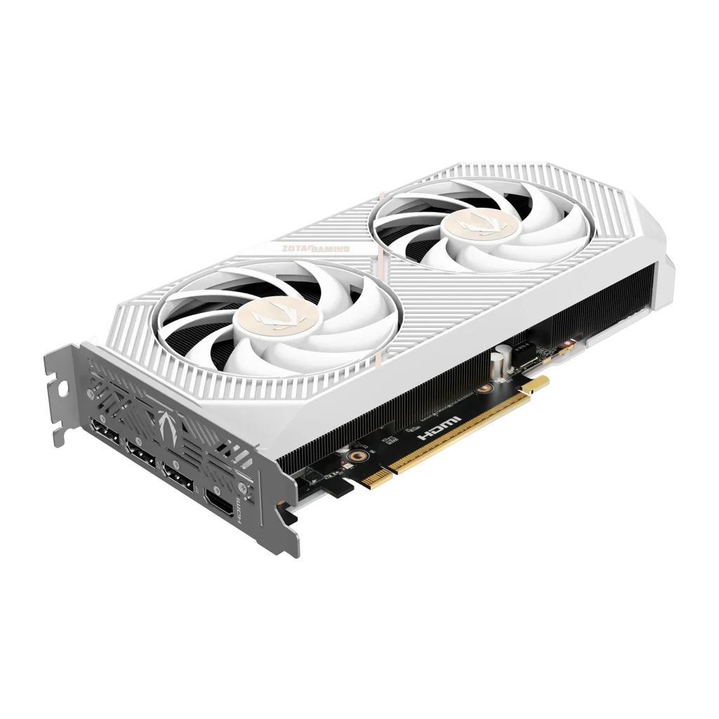 ZOTAC RTX 5070 Twin Edge OC 12GB blanc, kit complet: boîte retail et carte graphique blanche ensemble - Ítem3