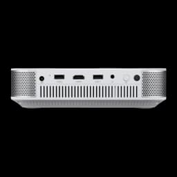 Acer Projecteur PD1520s DLP Full HD 1080p Argent, vue arrière: ports USB 2, HDMI, USB 1, jack audio, bouton marche