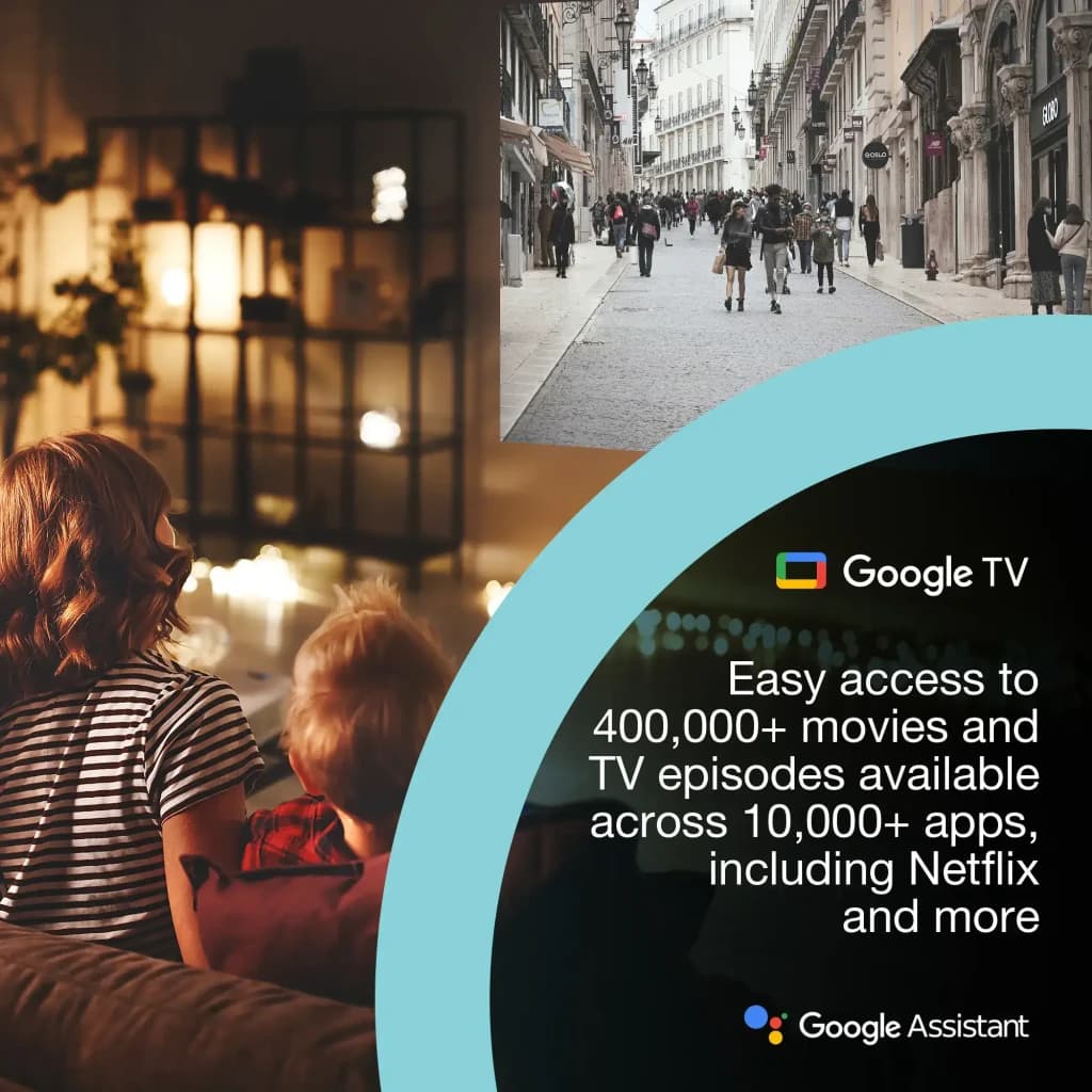 Epson V11HB73140 noir, Google TV: accès à plus de 400 000 films et épisodes sur 10 000+ apps dont Netflix