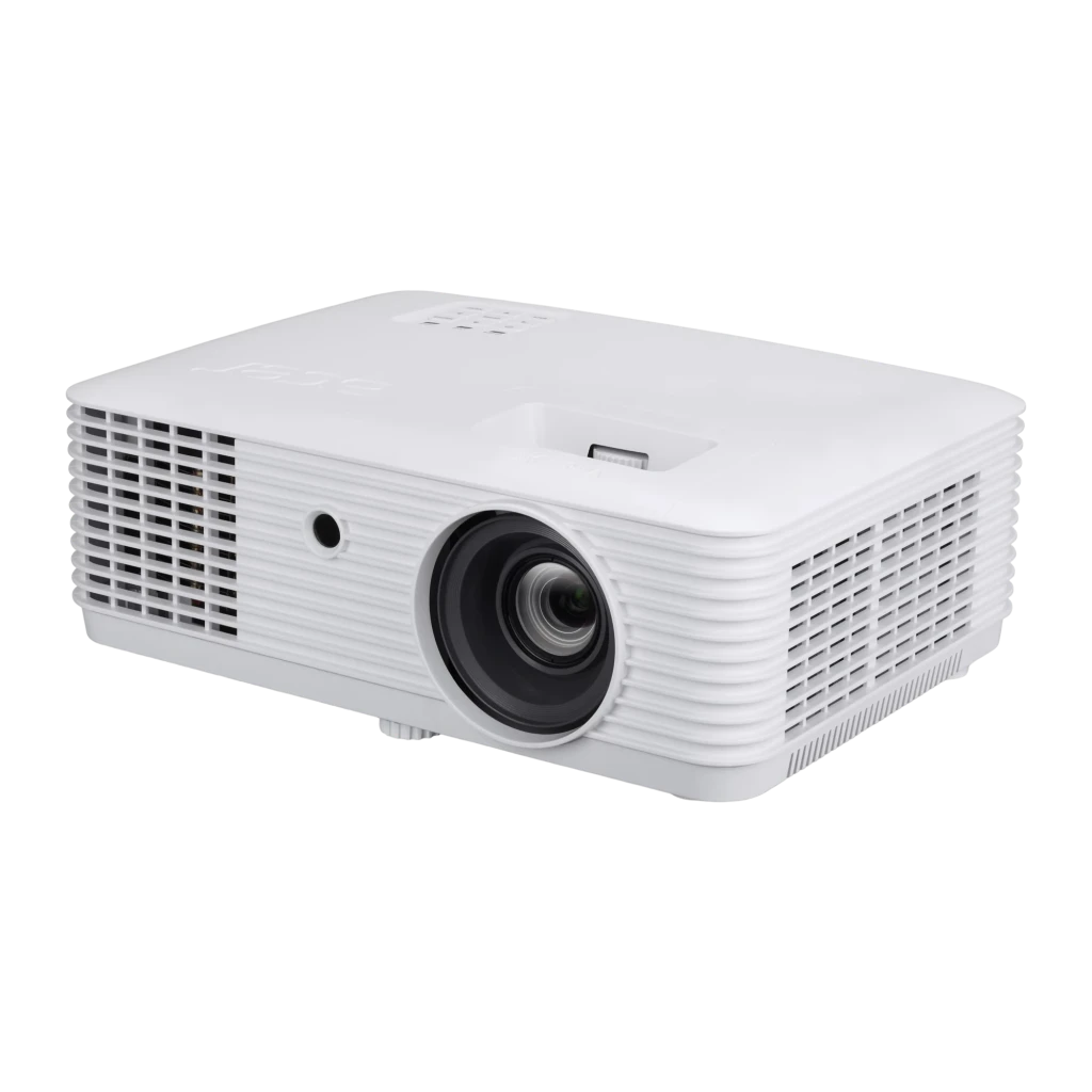 Acer Projecteur HL6513i 1080p Blanc, vue de face: objectif DLP, grille de ventilation latérale et panneau de commande - Ítem3