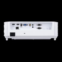 Acer Projecteur S1287 DLP XGA 4000lm blanc, vue arrière: ports HDMI, VGA, LAN, audio et RS232 visibles