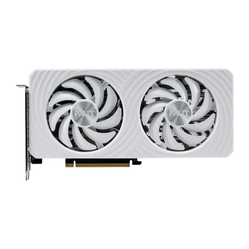 Palit GeForce RTX 5060 Ti OC WHITE 16GB blanco, kit completo: tarjeta gráfica blanca junto a su caja retail con diseño - Ítem1