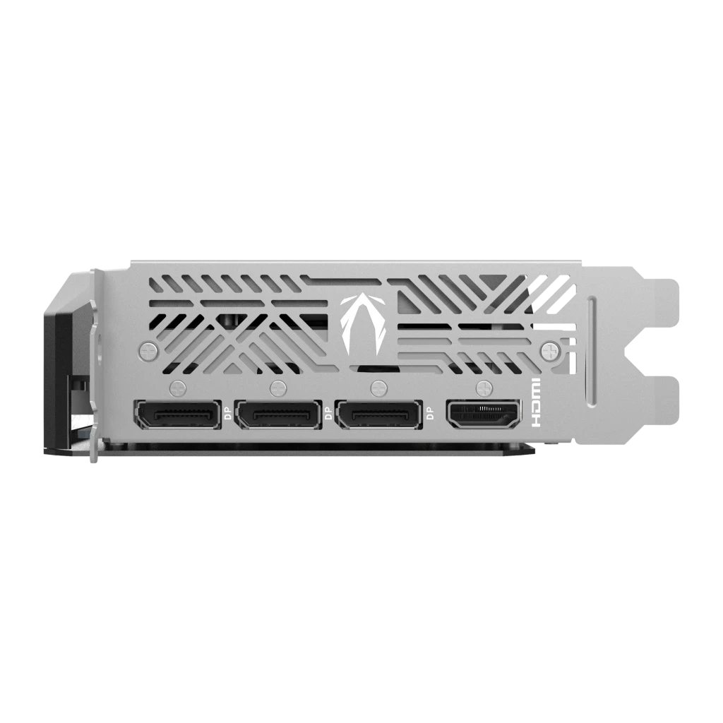 Zotac GAMING GeForce RTX 5070 SOLID OC 12GB, caja y tarjeta: packaging frontal junto a GPU con 3 ventiladores vista lateral - Ítem4