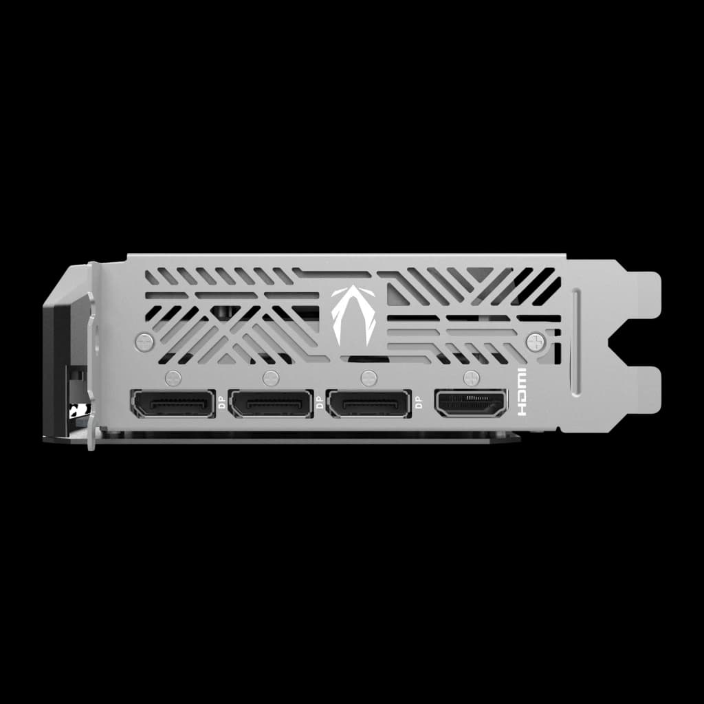 Zotac GAMING GeForce RTX 5070 SOLID OC 12GB GDDR7, panneau E/S: 3 ports DisplayPort et 1 HDMI sur équerre argentée