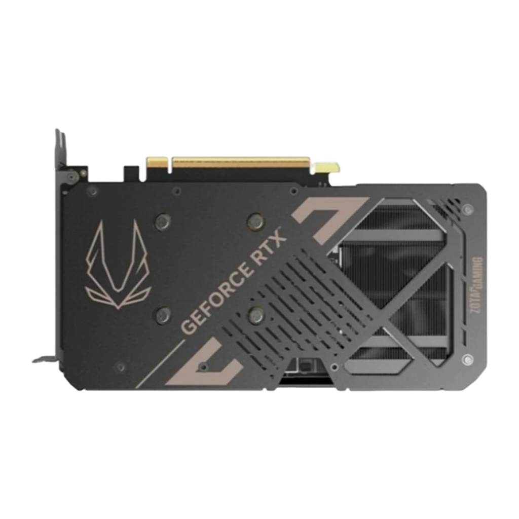 ZOTAC Gaming RTX 5060 Ti AMP 16GB, vue principale: carte graphique noire avec 2 ventilateurs et boîte du produit - Ítem1