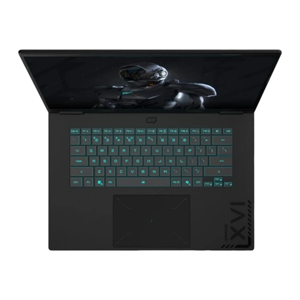 GIGABYTE A16 CVH 1TB Negro, vista frontal: pantalla 16