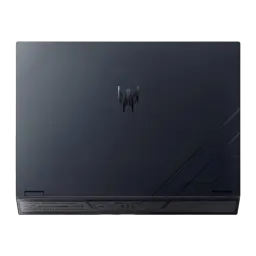 Acer Predator Helios Neo 16 AI 1024GB noir, vue arrière: couvercle avec logo Predator central et gravure NEO