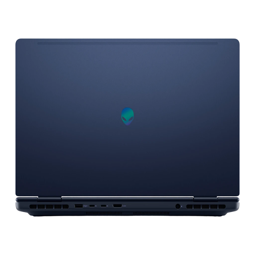 Alienware Aurora 16 1TB Indigo, vista frontal: pantalla con Sonic Shadow Generations, teclado y touchpad visibles - Ítem3