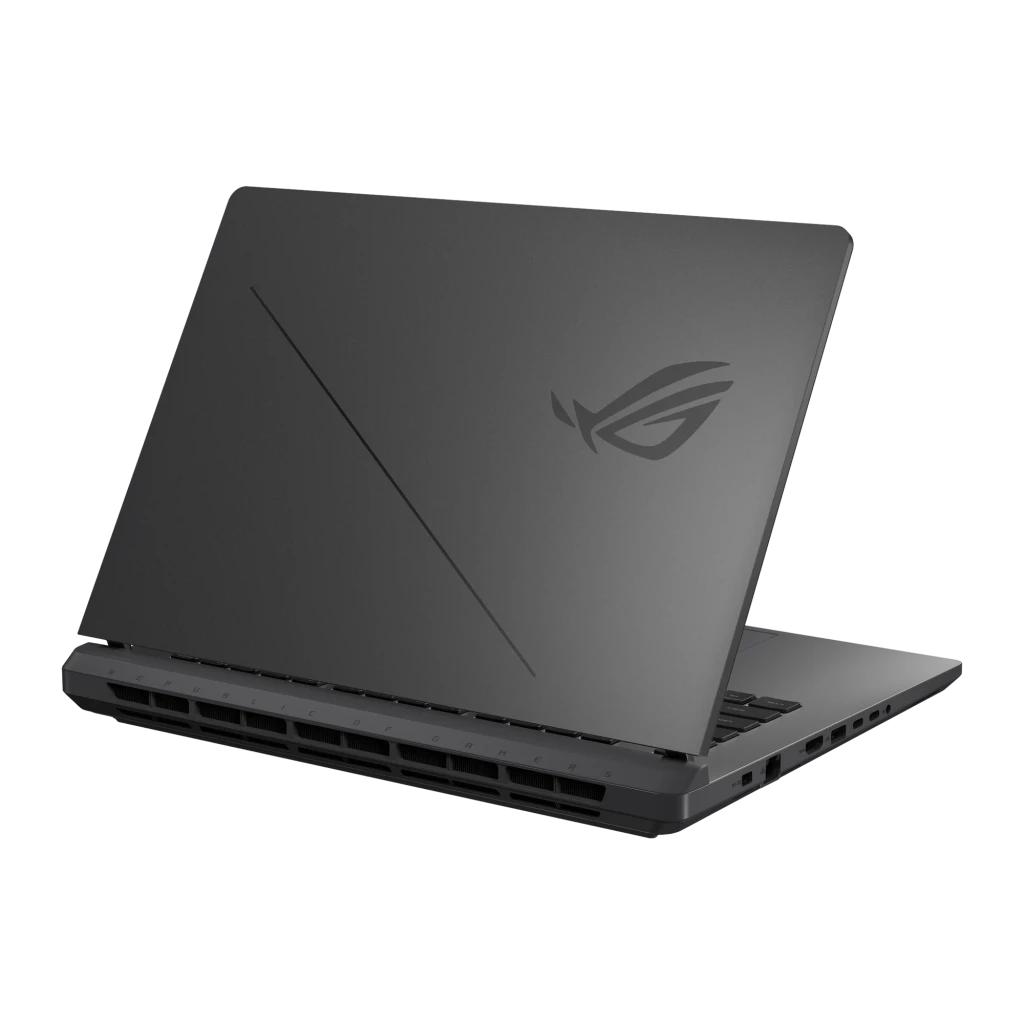 ASUS ROG G615JPR 1TB Gris Eclipse, vista frontal: pantalla con specs RTX 5070, ROG Nebula Display 2,5K 240Hz y teclado - Ítem5