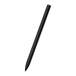 TCL Stylet numérique T-Pen noir, vue diagonale: corps entier en angle avec pointe fine visible