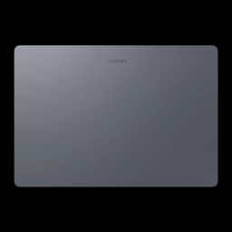 Samsung Galaxy Book6 Ultra 16" 1TB Gris, vue arrière à plat: couvercle métallique gris avec logo Samsung centré