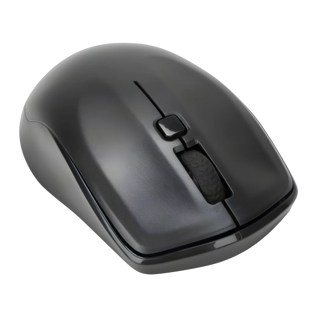 Targus AKM610ES negro, kit completo: teclado y ratón inalámbricos negros vistos desde arriba juntos - Ítem4