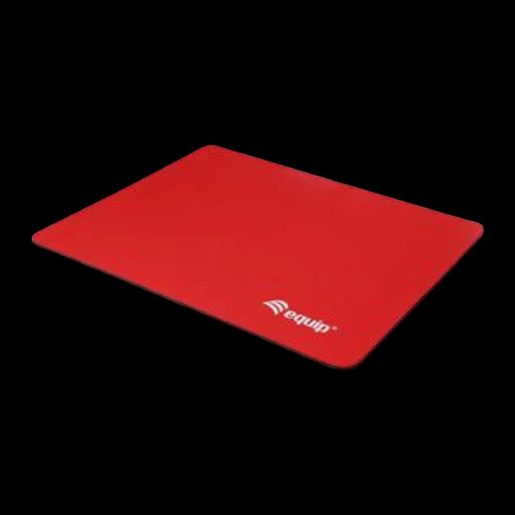 Equip Tapete rato 245013 Vermelho, vista em perspetiva: ângulo 3/4 mostrando espessura e base antiderrapante escura
