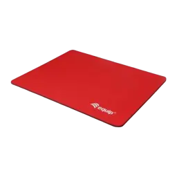 Equip Tapete rato 245013 Vermelho, vista em perspetiva: ângulo 3/4 mostrando espessura e base antiderrapante escura