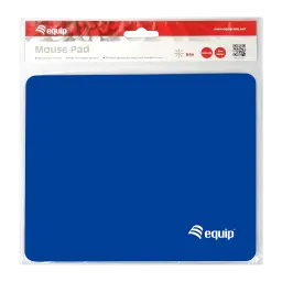 Equip Tapete de rato 245012 azul, vista embalagem: tapete em embalagem de retalho com cabeçalho vermelho e características
