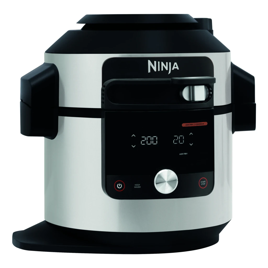 Ninja Foodi 14-in-1 SmartLid Multicooker (stainless steel/bl negro, acero inoxidable - vista principal - Ítem1