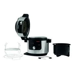 Ninja Foodi 14-in-1 SmartLid Multicooker (stainless steel/bl negro, acero inoxidable - détail 2