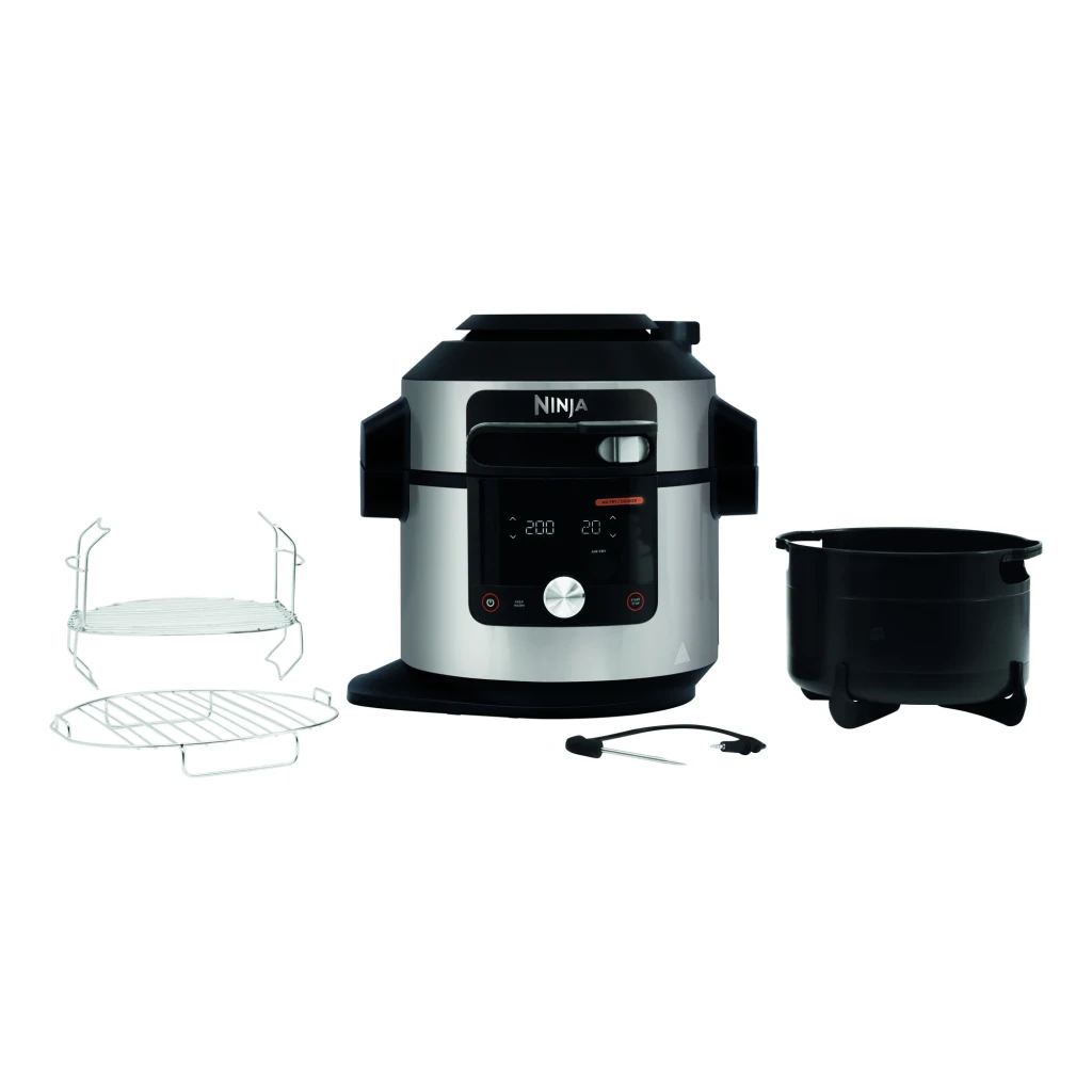 Ninja Foodi 14-in-1 SmartLid Multicooker (stainless steel/bl negro, acero inoxidable - vista principal - Ítem3