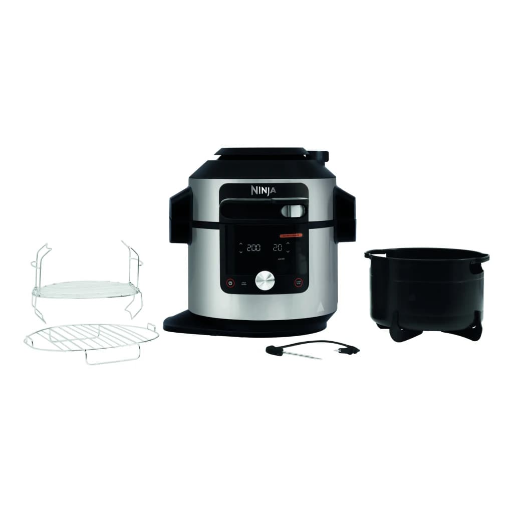 Ninja Foodi 14-in-1 SmartLid Multicooker (stainless steel/bl negro, acero inoxidable - détail 3