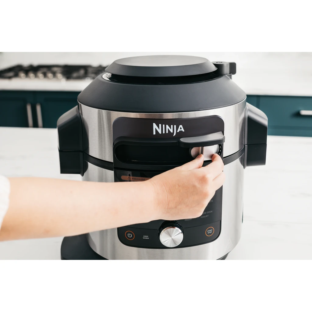 Ninja Foodi 14-in-1 SmartLid Multicooker (stainless steel/bl negro, acero inoxidable - vista principal - Ítem5