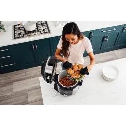 Ninja Foodi 14-in-1 SmartLid Multicooker (stainless steel/bl negro, acero inoxidable - détail 8