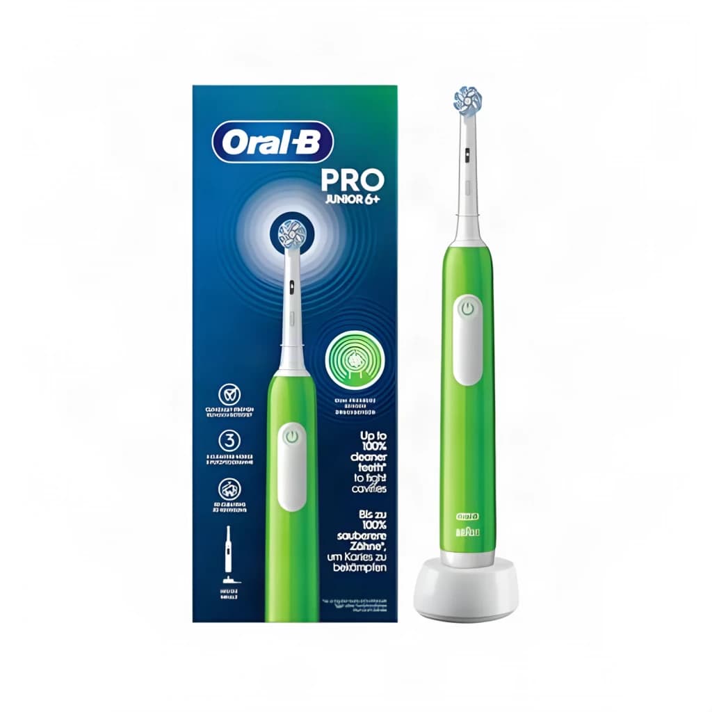 Oral-B Cepillo de dientes eléctrico Pro Junior verde - vista principal