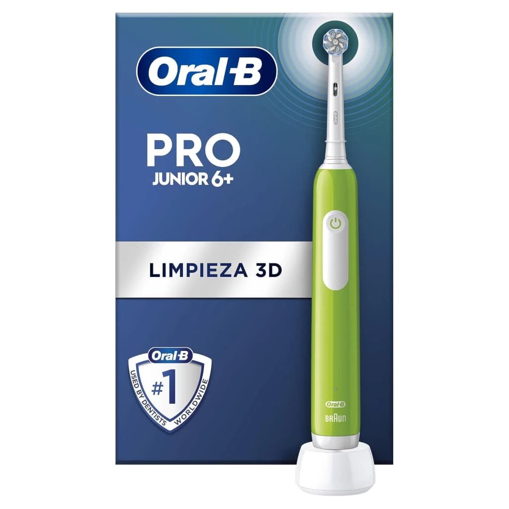 Oral-B Cepillo de dientes eléctrico Pro Junior verde - qué hace que no hace un cepillo manual