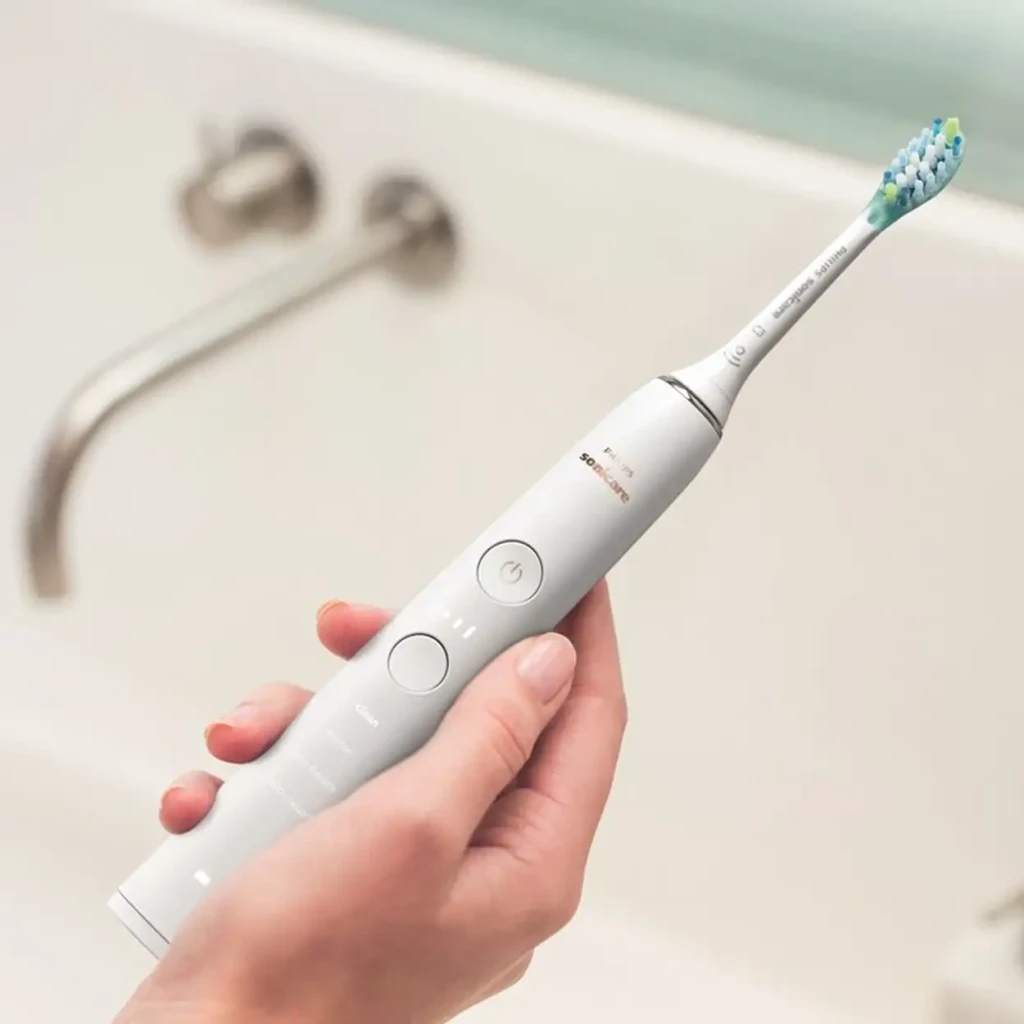 Philips Cepillo de dientes eléctrico Sonicare DiamondClean 9000 HX9913/17 branco - vista principal - Item4