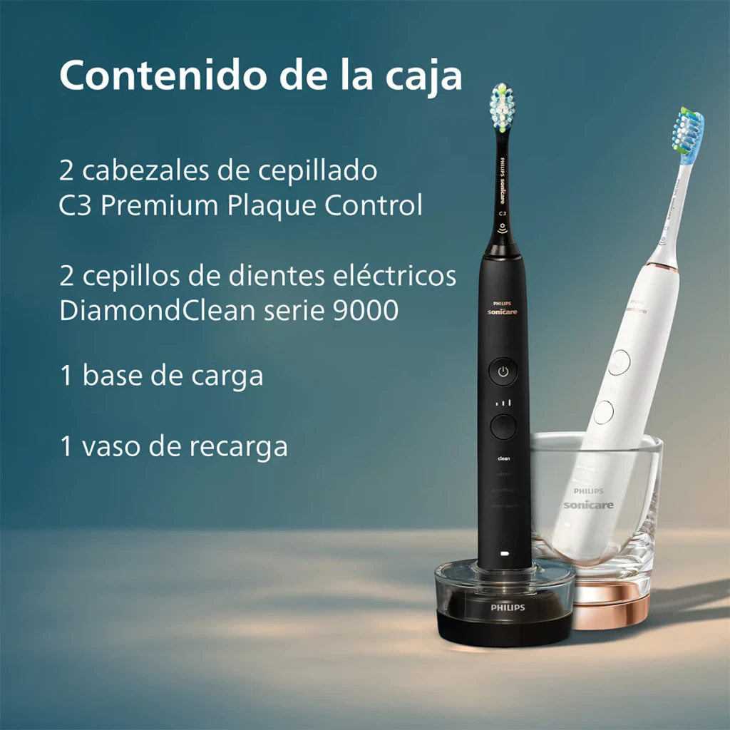 Philips Cepillo de dientes sónico Sonicare DiamondClean 9000 HX9914/57 preto - vista principal - Item2